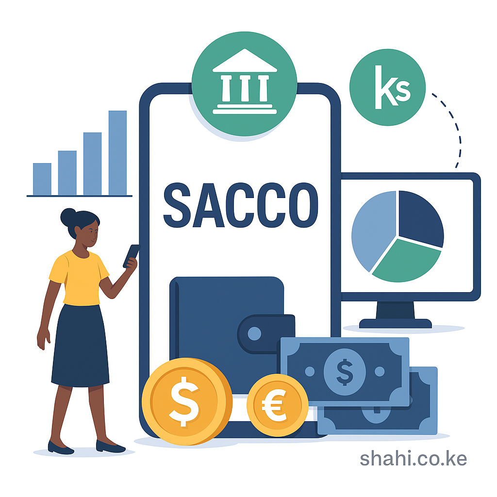 SACCO software dashboard interface – shahi.co.ke